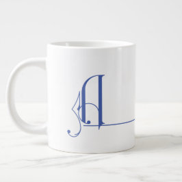 Mooie minimalistische legant monogram A Grote Koffiekop