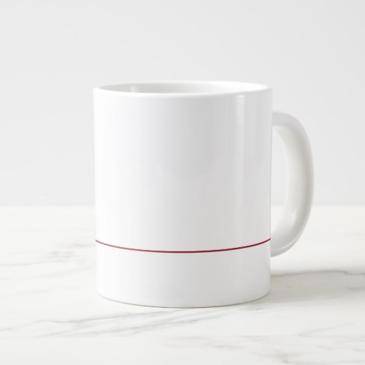 Mooie minimalistische legant monogram B Grote Koffiekop (Voorkant rechts)