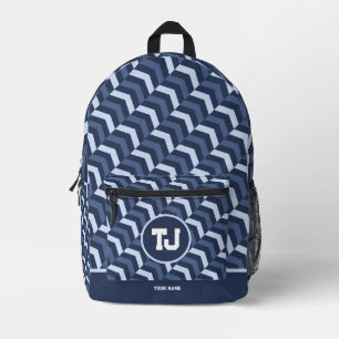 Mooie minimalistische modern gepersonaliseerd bedrukte rugzak