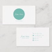 Mooie minimalistische Visitekaartjes (Voorkant / Achterkant)