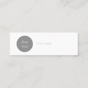 Mooie minimalistische Visitekaartjes van Circle Mi