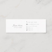 Mooie minimalistische Visitekaartjes van Circle Mi (Achterkant)