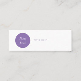 Mooie minimalistische Visitekaartjes van Circle Mi