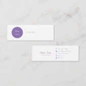 Mooie minimalistische Visitekaartjes van Circle Mi (Voorkant / Achterkant)