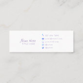 Mooie minimalistische Visitekaartjes van Circle Mi (Achterkant)