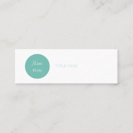 Mooie minimalistische Visitekaartjes van Circle Mi