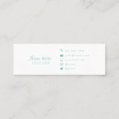 Mooie minimalistische Visitekaartjes van Circle Mi (Achterkant)