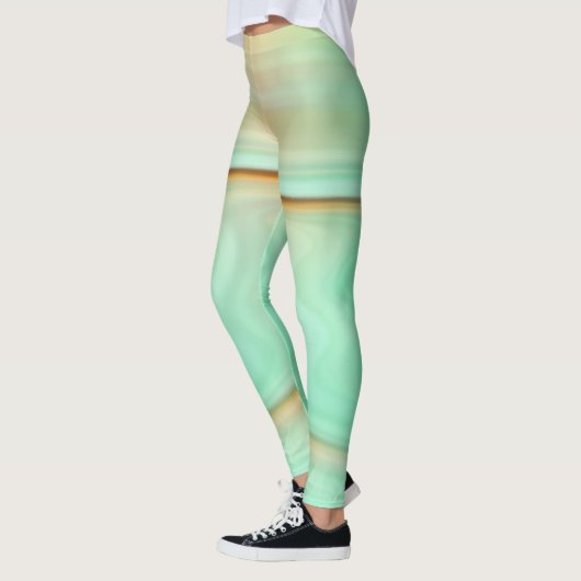 Mooie Mint Gradiënt Leggings (Links)