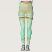 Mooie Mint Gradiënt Leggings (Voorkant)
