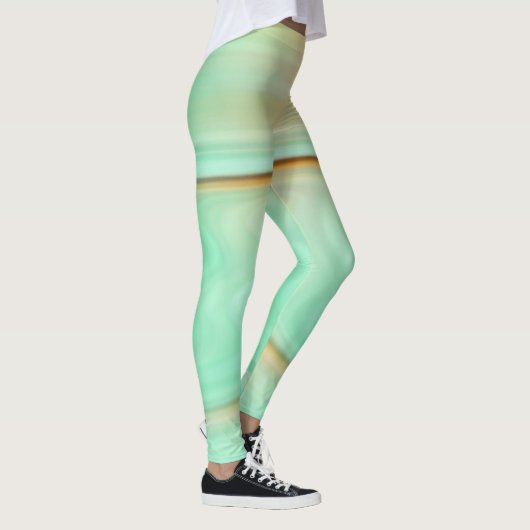 Mooie Mint Gradiënt Leggings (Rechts)