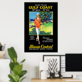 Mooie Mississippi ~ Golfkust Poster (Thuiskantoor)