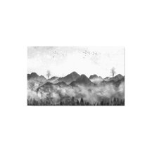Mooie Misty Mountains en Forest