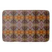 Mooie Mixed Pattern Yellow Oranje Brown Blue Badmat (Voorkant)
