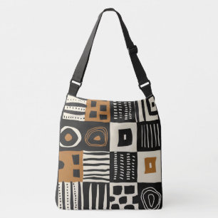Mooie modderdoek Afrikaanse print Crossbody Tas
