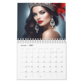 Mooie mode vrouw artCalendar Kalender (Jan 2027)