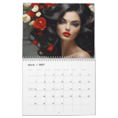 Mooie mode vrouw kunst kalender (Mar 2027)