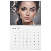 Mooie mode vrouw kunst kalender (Jan 2027)