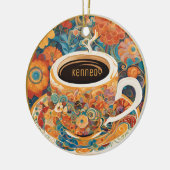 Mooie Modern Art Coffee Cup Ornament (Links)