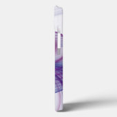 Mooie moderne Abstracte fractal roze Initialen Case-Mate iPhone Case (Achterkant / Links)