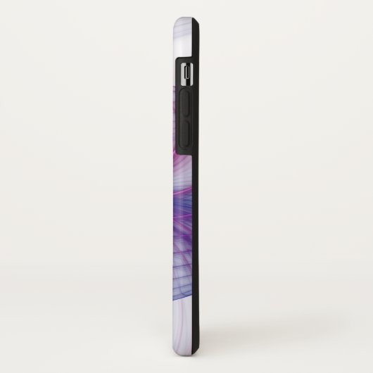 Mooie moderne Abstracte fractal roze Initialen Case-Mate iPhone Case (Achterkant/links)