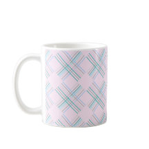 Mooie moderne babyroze tartanpatroon