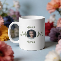 Mooie moderne Beste moeder ooit 2 foto mok