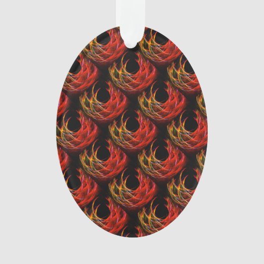 Mooie Moderne Boho Elegante Abstracte Kunst Patroo Ornament (voorkant)