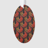 Mooie Moderne Boho Elegante Abstracte Kunst Patroo Ornament (voorkant)