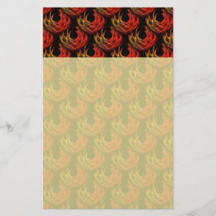 Mooie moderne boho elegante abstracte kunstpatroon briefpapier