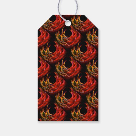 Mooie Moderne Boho Elegante Abstracte Kunstpatroon Cadeaulabel (Voorkant)