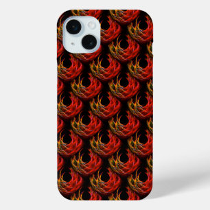 Mooie moderne boho elegante abstracte kunstpatroon iPhone 15 mini hoesje