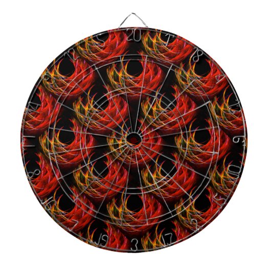 Mooie moderne boho elegante abstracte kunstpatroon dartbord (Voorkant)