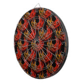 Mooie moderne boho elegante abstracte kunstpatroon dartbord (Voorkant Rechts)