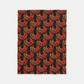 Mooie moderne boho elegante abstracte kunstpatroon fleece deken (Voorkant)