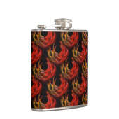 Mooie Moderne Boho Elegante Abstracte Kunstpatroon Heupfles (Rechts)