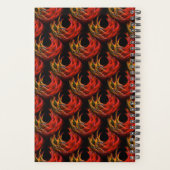Mooie moderne boho elegante abstracte kunstpatroon planner (Achterkant)