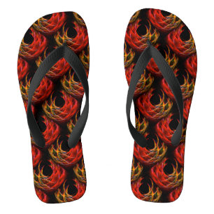 Mooie moderne boho elegante abstracte kunstpatroon teenslippers