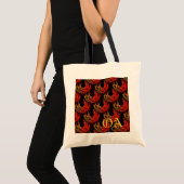 Mooie moderne boho elegante abstracte kunstpatroon tote bag (Voorkant (product))