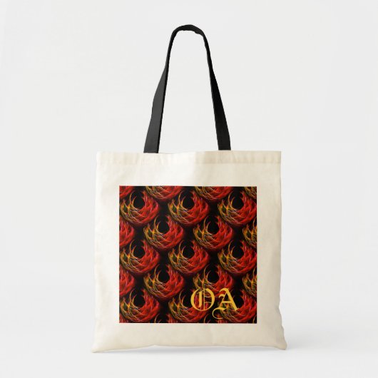 Mooie moderne boho elegante abstracte kunstpatroon tote bag (Voorkant)