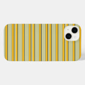 Mooie moderne gele strepen iPhone hoesje (Achterkant horizontaal)