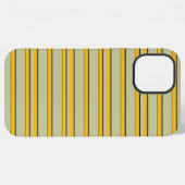 Mooie moderne gele strepen iPhone hoesje (Achterkant horizontaal)