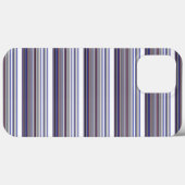 Mooie moderne grijsblauwe strepen Case-Mate iPhone case (Achterkant (horizontaal))