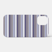 Mooie moderne grijsblauwe strepen Case-Mate iPhone case (Achterkant (horizontaal))
