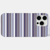 Mooie moderne grijsblauwe strepen Case-Mate iPhone case (Achterkant (horizontaal))