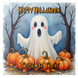 Mooie moderne Halloween griezelige collectie Tegeltje