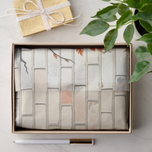 Mooie moderne Happy Thanksgiving Herfst Tissuepapier (Geschenk)