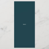 Mooie Moderne Katoen Groene Elegante Menu (Achterkant)