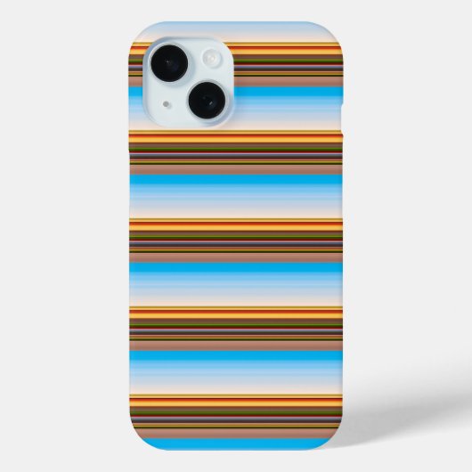 Mooie moderne kleurrijke strepen Case-Mate iPhone case (Achterkant)