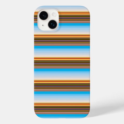 Mooie moderne kleurrijke strepen Case-Mate iPhone case (Achterkant)