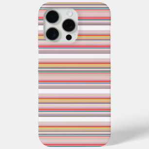 Mooie moderne kleurrijke strepen iPhone 15 pro max hoesje